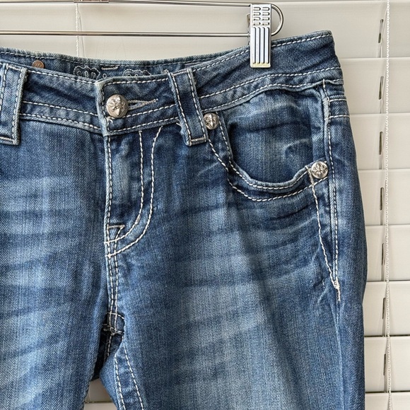 Miss Me Blue Boot Cut Jeans - Picture 6 of 13